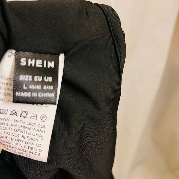 Panty lined Sheer Mesh Black Leggings - Picture 4 of 6